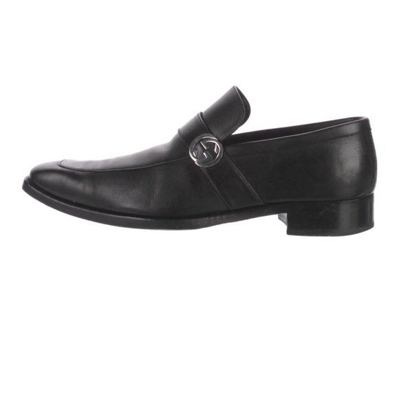 Gucci Other - Gucci Interlock G Logo Leather Loafers